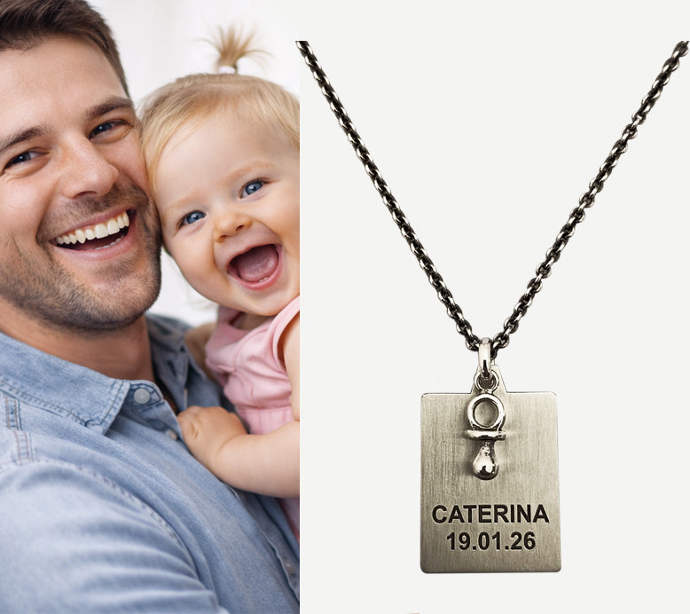 Collana Neo Papà Argento 925