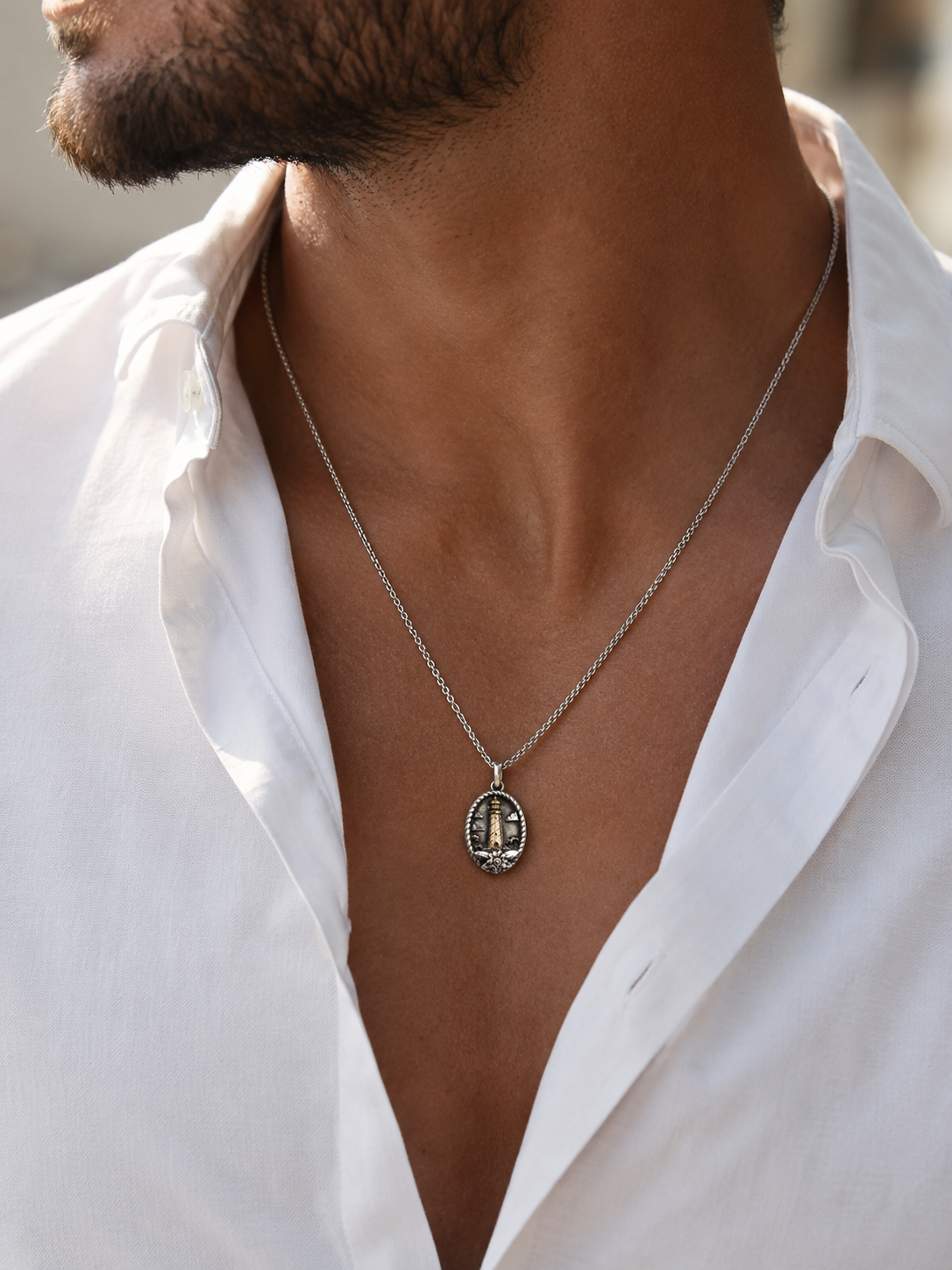Collana Faro Personalizzata in Argento 925
