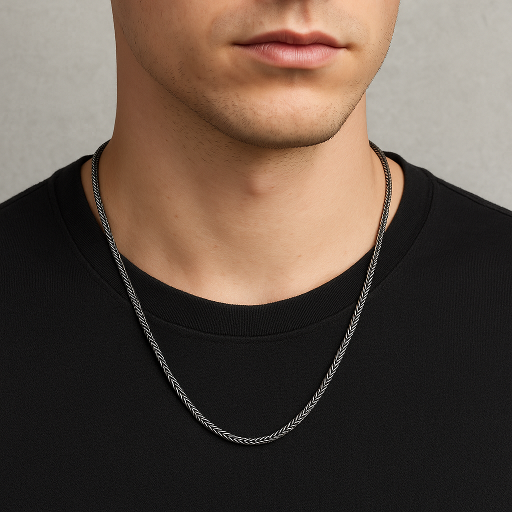 Collana catena coda di volpe