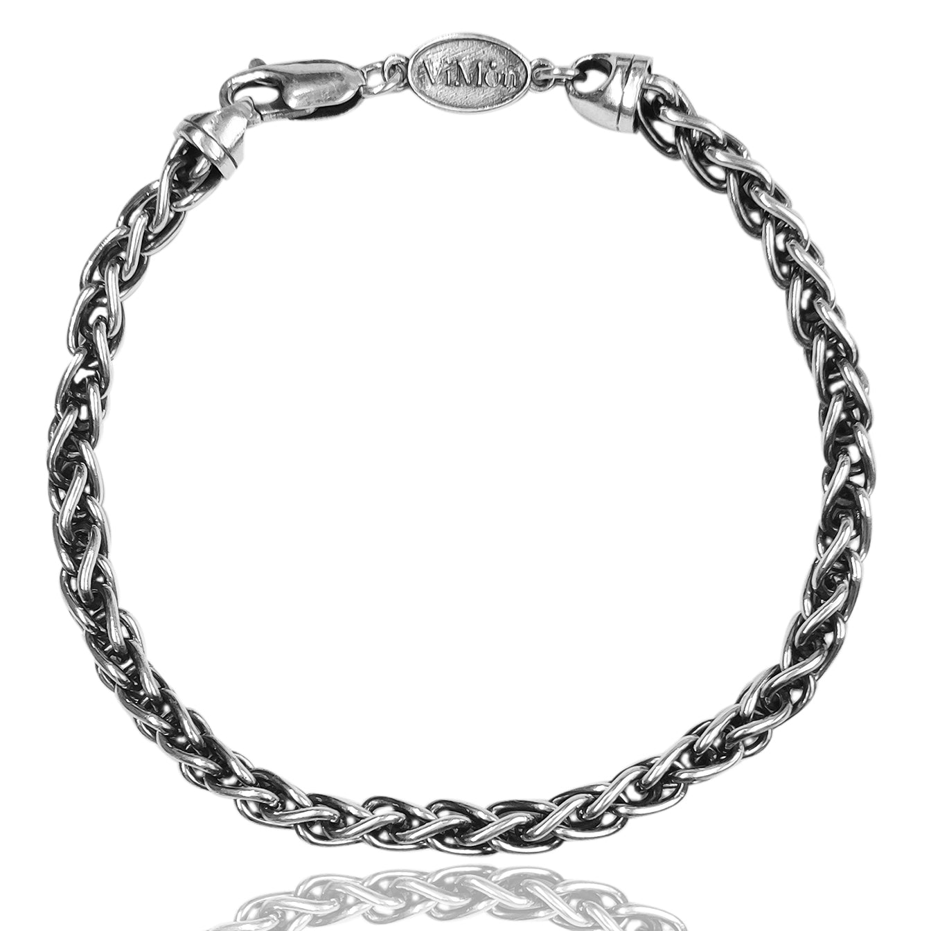 Silverly Bracciale Uomo In Argento Sterling 925 - Catena Extra Spessa 14mm, Lunghezza 22cm, Chiusura A Scatola - 3