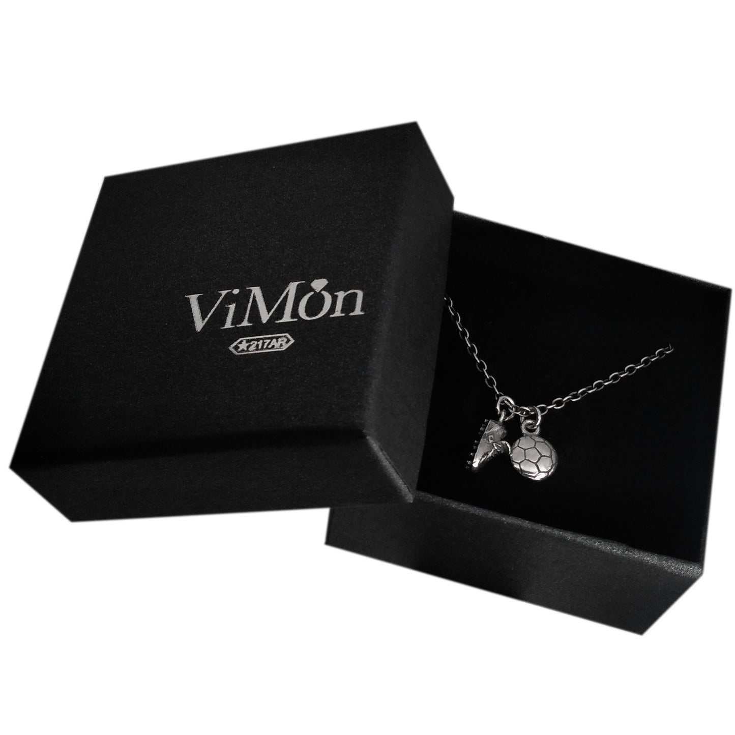 collana pallone e scarpetta da calcio