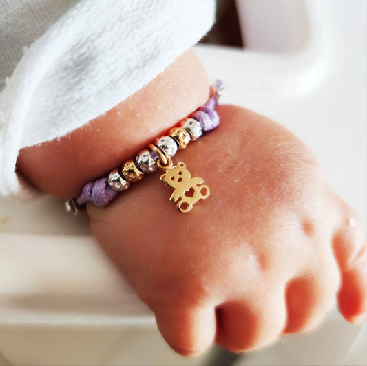 Braccialetti con Cordino Colorato per Bambini e Neonati