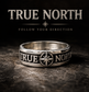 Anello Uomo True North con Rosa dei Venti