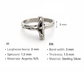 Anello Croce Uomo Argento 925 – Anello Mignolo Minimal Fatto a Mano