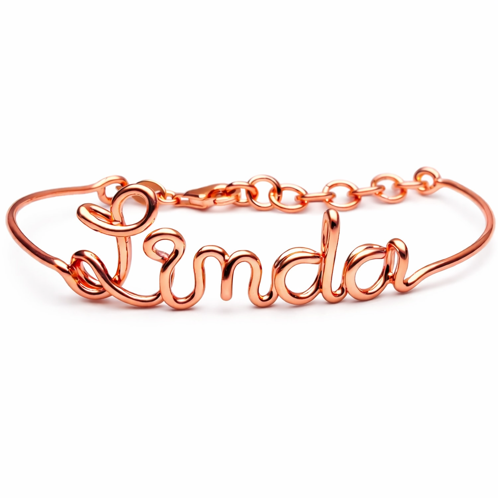 gioiello personalizzato filo argento placcato oro rosa nomi parole su richiesta