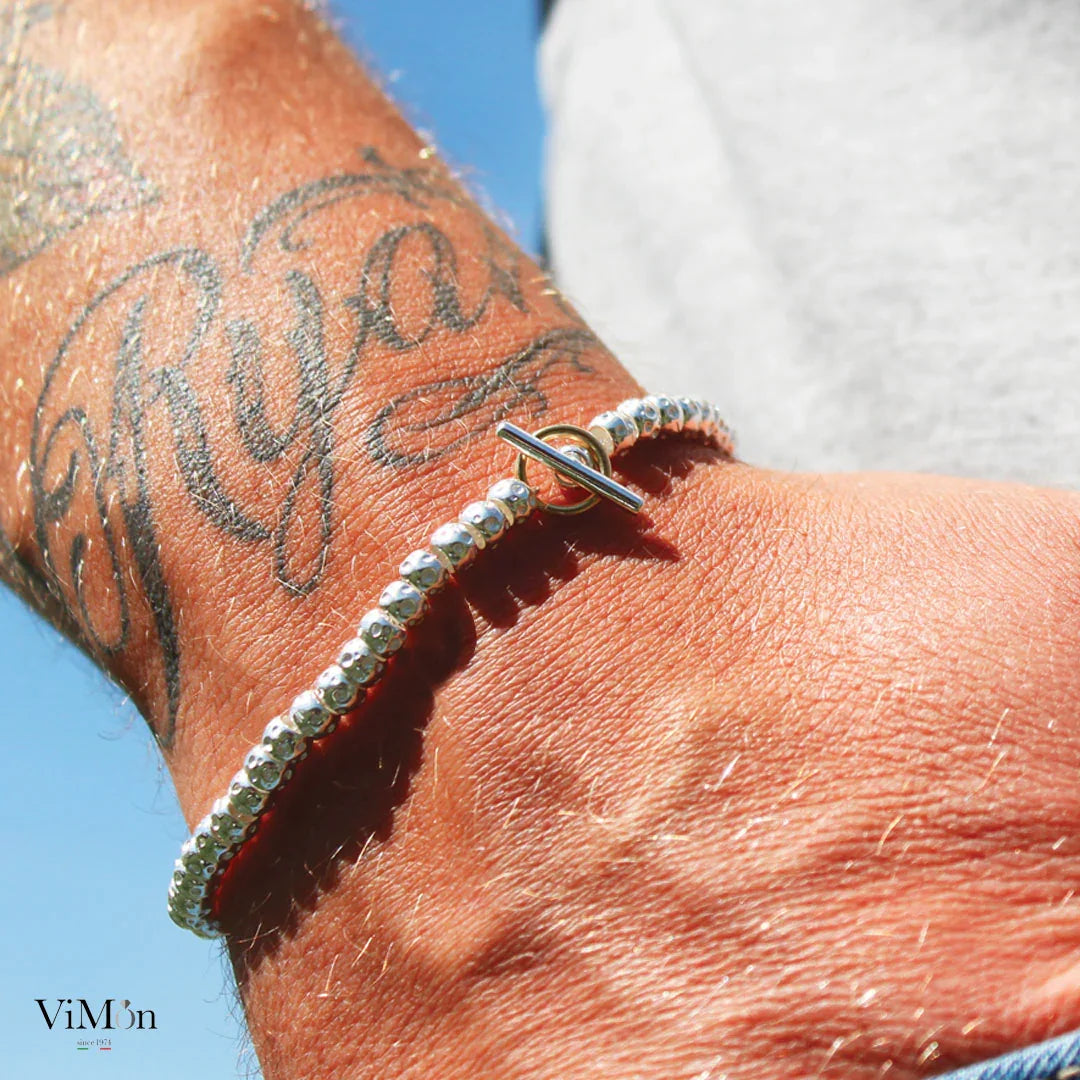 BRACCIALE GRANELLI CHIUSURA A T