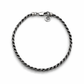 Bracciale Uomo Argento 925 Corda 3 mm