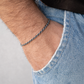Bracciale Uomo Argento 925 Corda 3 mm