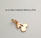 Ciondolo ciliegie in ORO rosa 9Kt