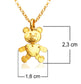 grandezza misure dimensione ciondolo charm orsetto teddy tipo imitazione dodom pomellato