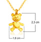 grandezza misure dimensione ciondolo charm orsetto teddy tipo imitazione dodo pomellato