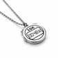 Dettaglio ciondolo cronometro argento 925 inciso 10K 00:48:32 collana sportiva personalizzata