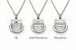 Esempi incisione collana sportiva 5K Half Marathon Marathon argento 925 regalo atleta