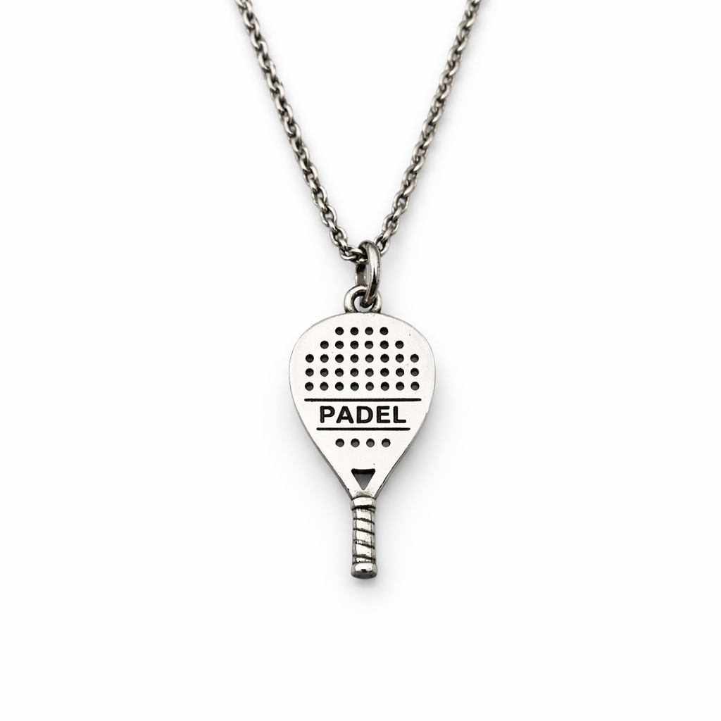 collana padel argento 925 personalizzata