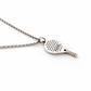 Collana Padel Personalizzata in Argento 925 Brunito – Incisione Nome e Data