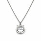 Collana cronometro 10K argento 925 con tempo personalizzato incisione record running regalo runner uomo