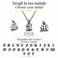 Collana Uomo con Iniziale Gotica