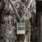 Collana Uomo Coordinate Geografiche in Argento 925 – Piastrina Microfusa