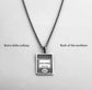 Collana Uomo Coordinate Geografiche in Argento 925 – Piastrina Microfusa