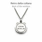 Retro collana cronometro argento 925 incisione nome e data personalizzata regalo runner