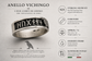 anello artigianale uomo argento stile vichingo corvo odino 