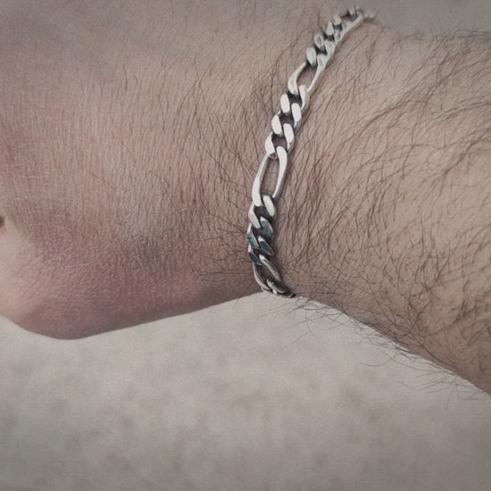 braccialetto da uomo ragazzo argento massiccio 925 catena cubana grumette regalo per compleanno anniversario  18 anni 20 anni