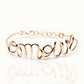 bracciale scritta amour amore love personalizzato con nome figlio figlia bambino bambina amica del cuore sorella mamma 