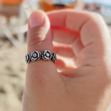 Carica l&#39;immagine nel visualizzatore di Gallery, anello donna pollice anulare mignolo medio indice tutte le taglia misura argento nero antico brunito vendita online gioielli artigianali
