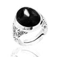acquisti-online-accessori-uomo-gioielli-artigianali-argento-925-anello-regolabile-pietra-nera-ovale-prezzo-basso-idea-regalo-compleanno-festa-papà-natale-2020