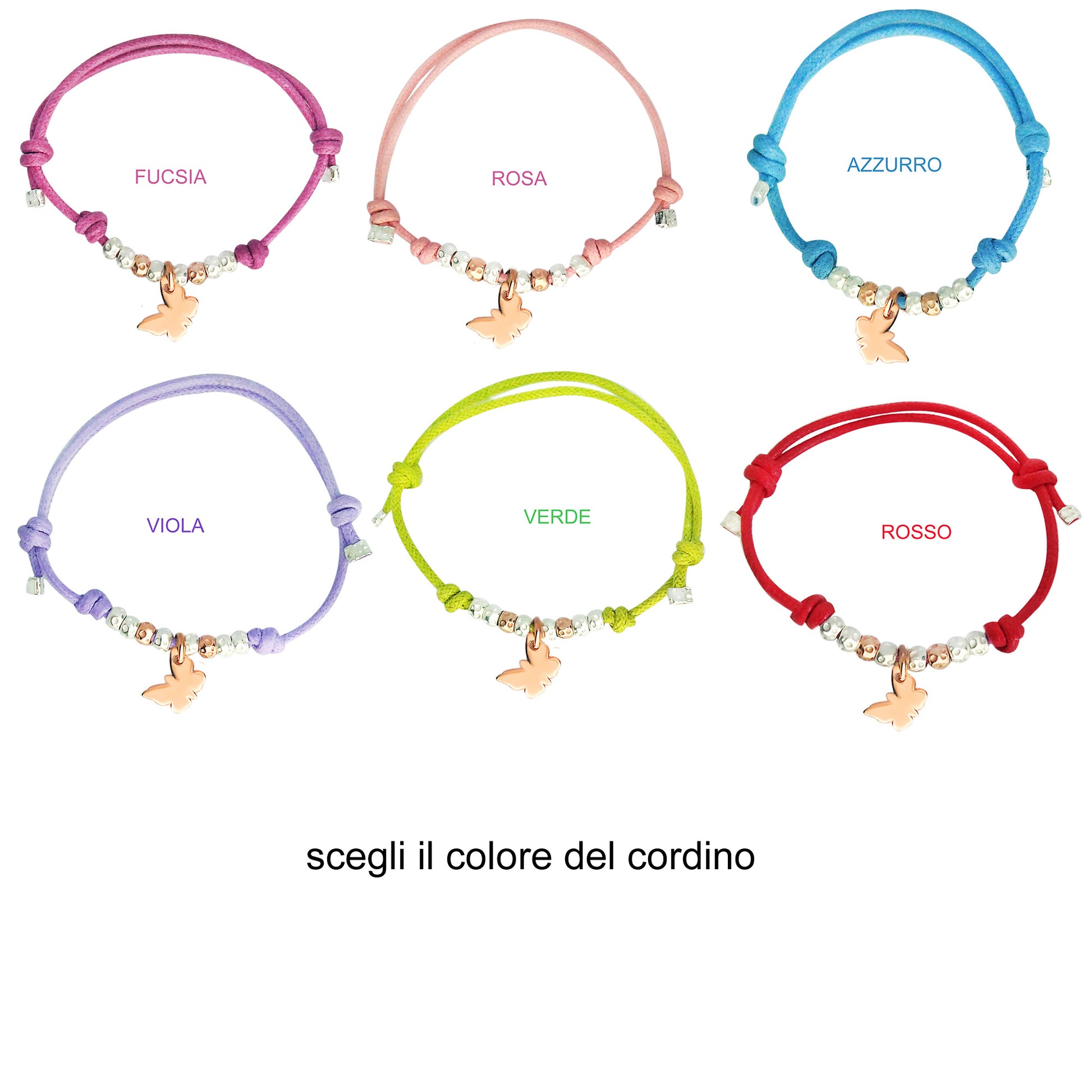 Braccialetto Con Ciondolo Farfalla Portafortuna - Corda Intrecciata Regolabile, Ispirazionale 'Credi Sempre In Te Stessa', Gioiello Donna Per Amicizia E Regali