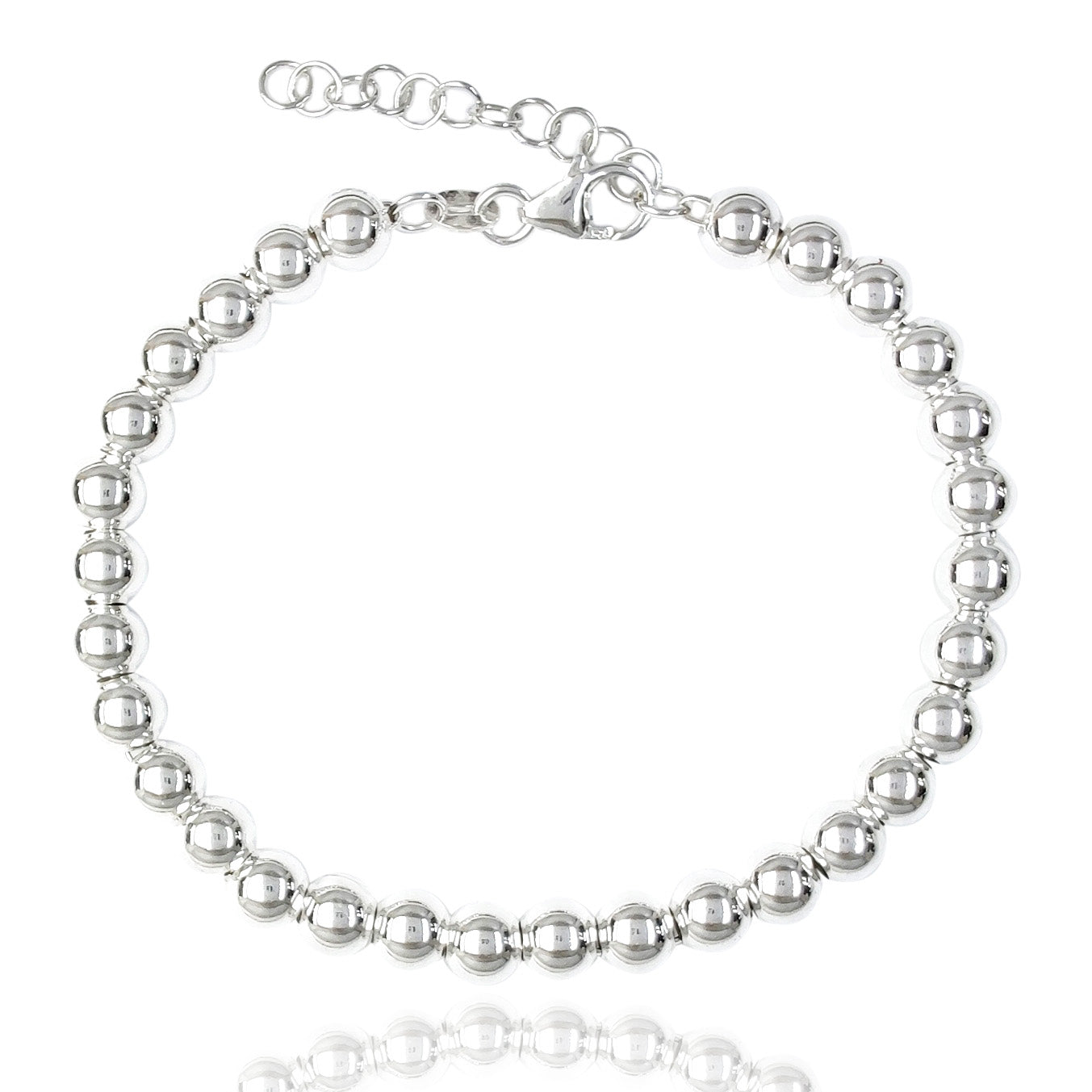 bracciale donna ragazza in argento vero 925 classico elegante must have con palline sfere grandi piccole regalo compleanno laurea comunione vendita online gioielli artigianali tipo imitazione kidult morellato tiffany  miluna