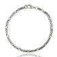 bracciale uomo catena bizantina in argento 925