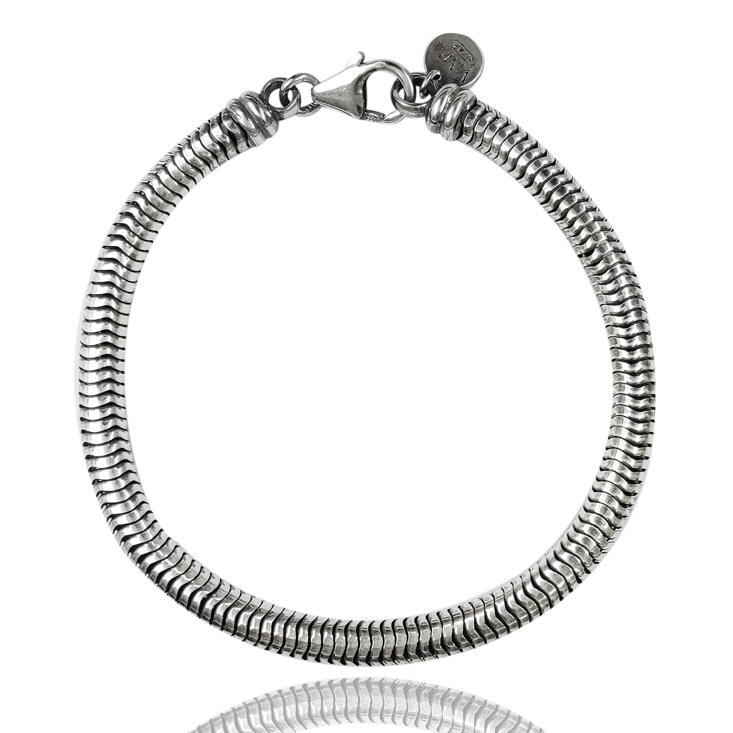 NKlaus Bracciale in argento 925 19cm catena a doppio cavo rotonda NKlaus Bracciale in argento 925 19cm catena a doppio cavo rotonda