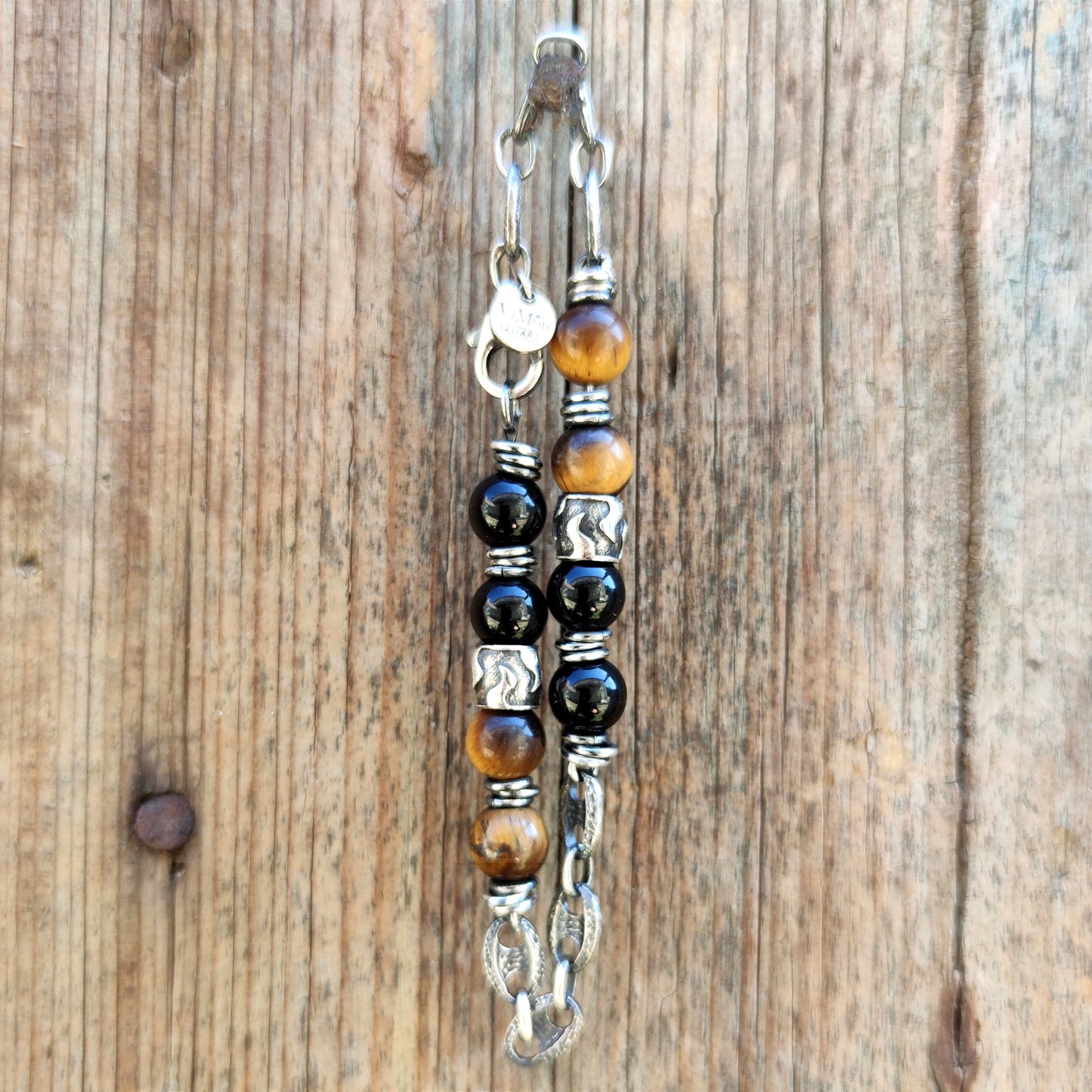 BRACCIALE maglia MARINA e palline