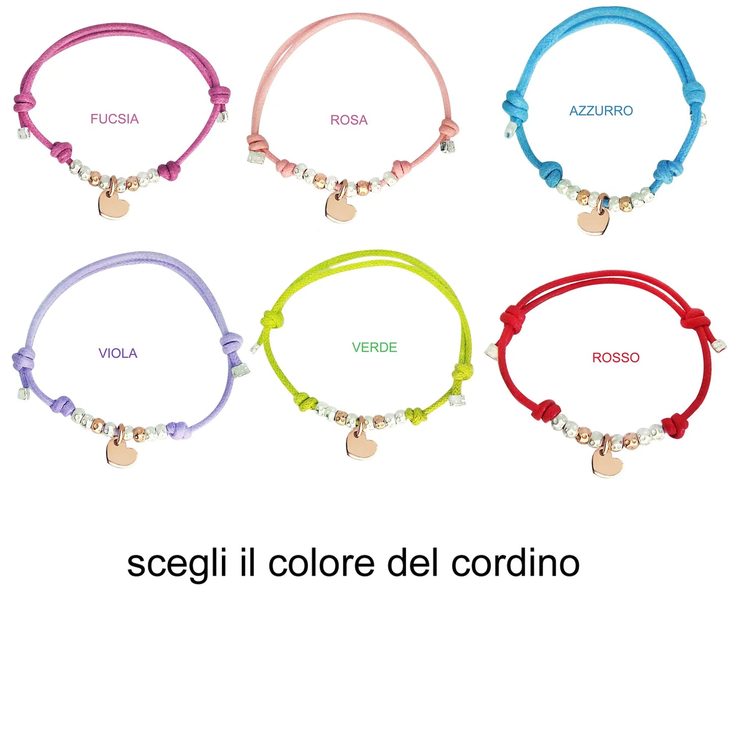 possibilità  scelta tra vari colori braccialetto cordino filo cotone imitazione dodo mariani