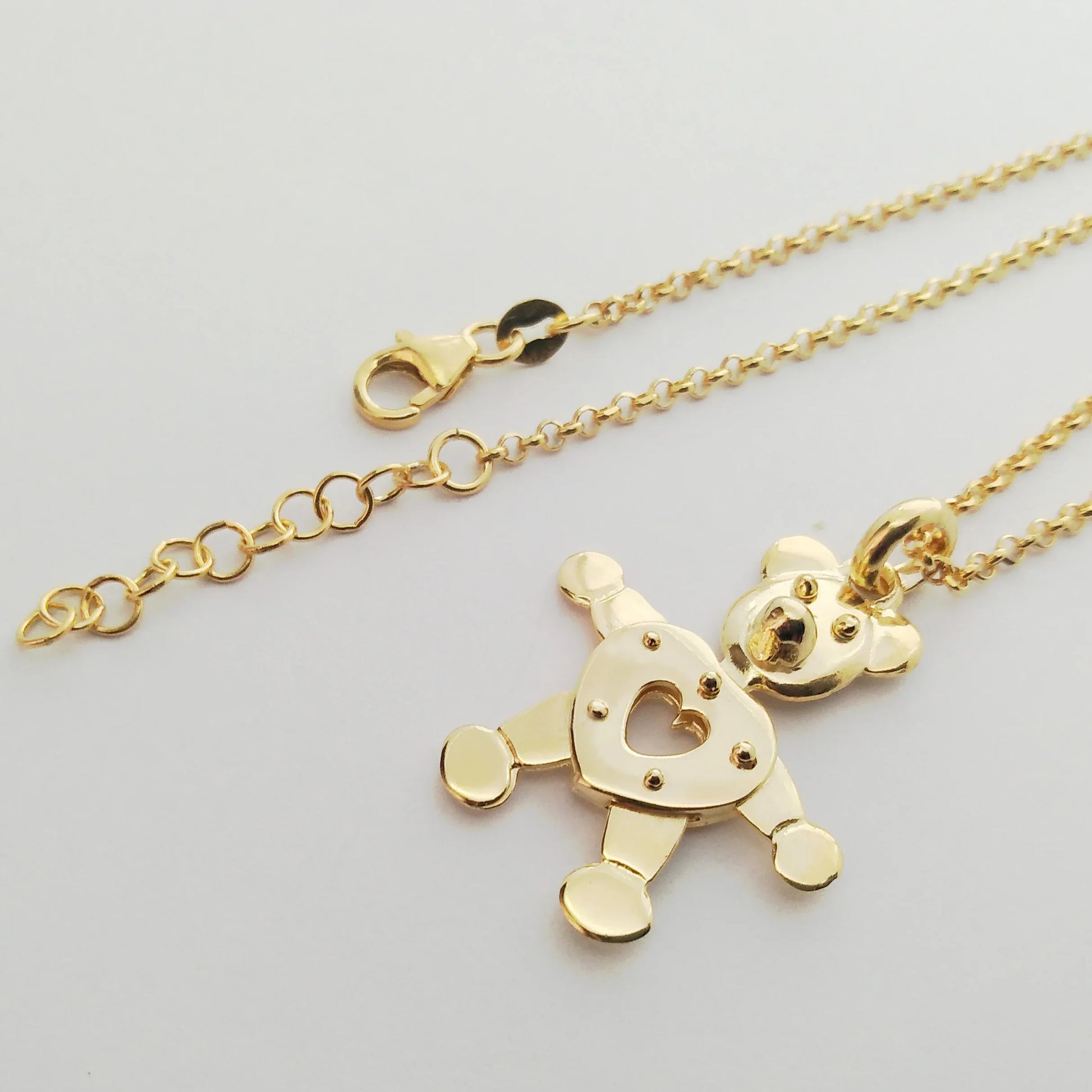 girocollo tipo pomellato collana orso orsetto orsacchiotto in argento placcato oro giallo bianco rosa costo ridotto scontato