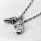 collana pallone e scarpetta da calcio