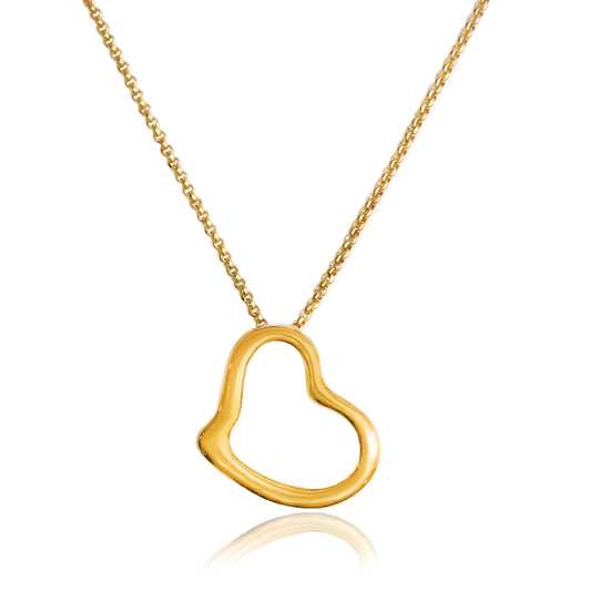 collana con ciondolo cuore