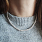 girocollo collana donna argento 925 granelli pepite martellate rondelle tipo simil imitazione dodo mariani costo basso offerta sconto vendita online