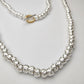 collana donna argento granelli pepite rondelle tipo simil imitazione dodo mariani prezzo scontato offerta vendita online gioielli