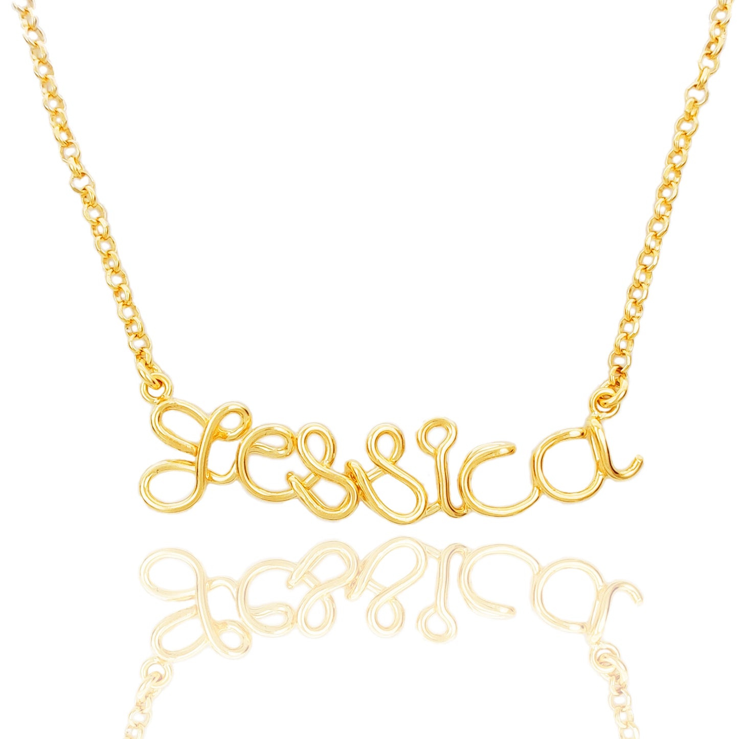 collanina scritta nome personalizzabile in argento 925 placcatura a scelta oro giallo rossa argento  ciondoli con nomi bambini figli martina emma maria alessandra ginevra jessica giulia 