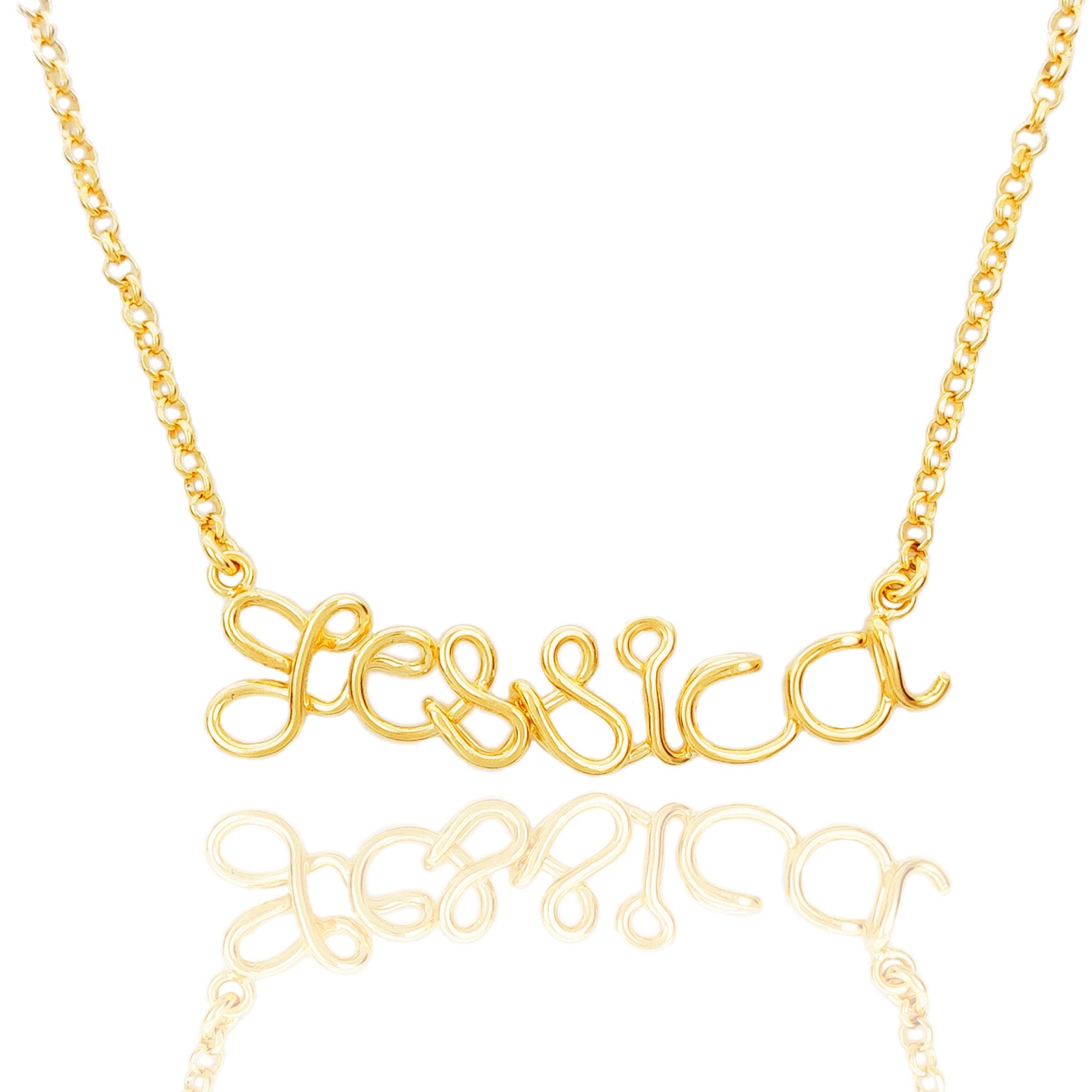 collanina scritta nome personalizzabile in argento 925 placcatura a scelta oro giallo rossa argento  ciondoli con nomi bambini figli martina emma maria alessandra ginevra jessica giulia 