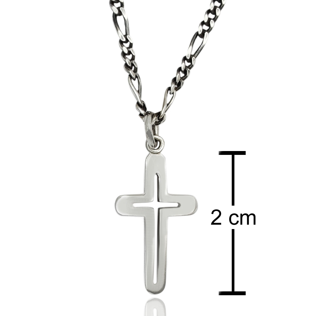 Collana con croce ortodossa in argento sterling: ciondolo religioso fatto a mano - Italia Collana con croce ortodossa in argento sterling: ciondolo religioso fatto a mano - Italia