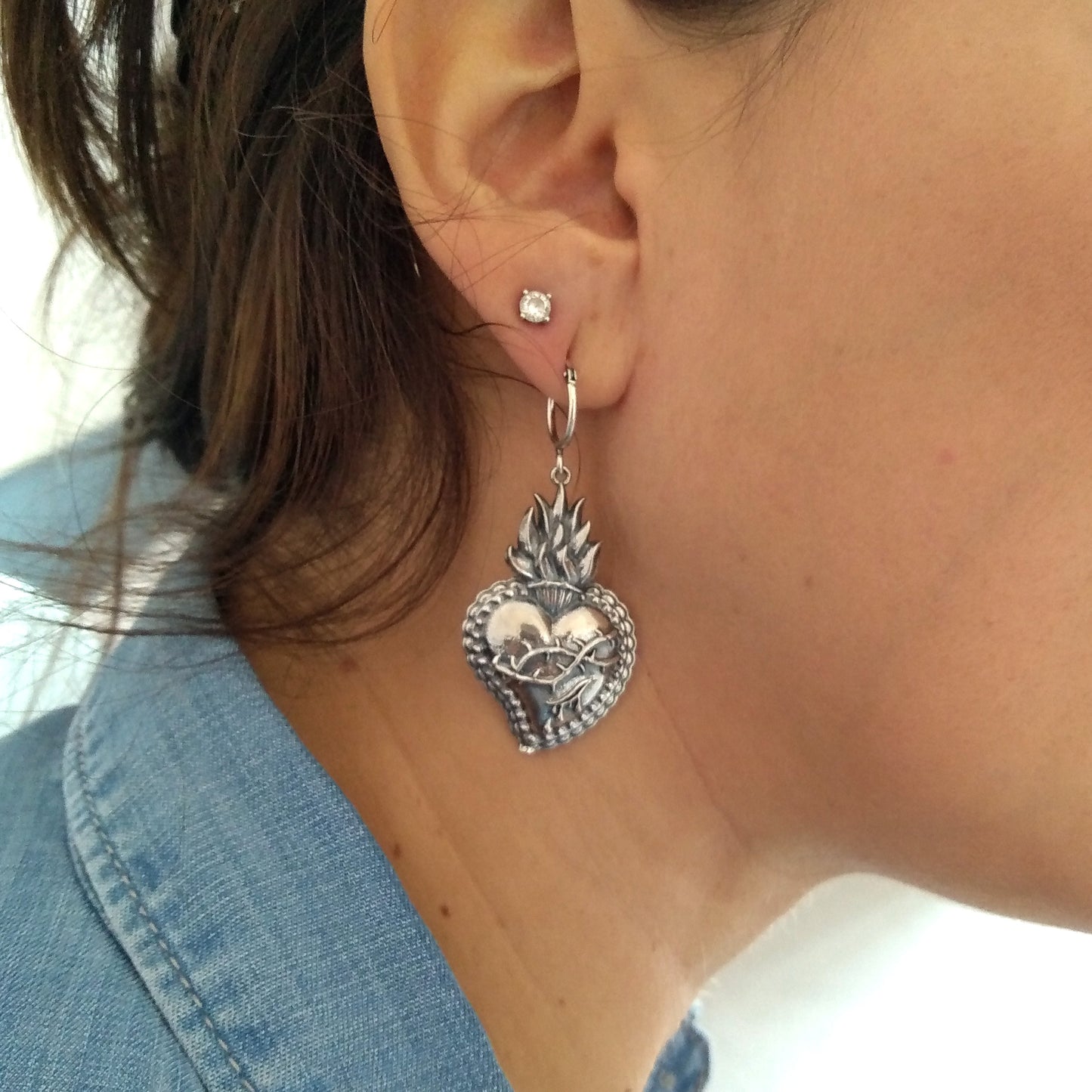 orecchini sacro cuore