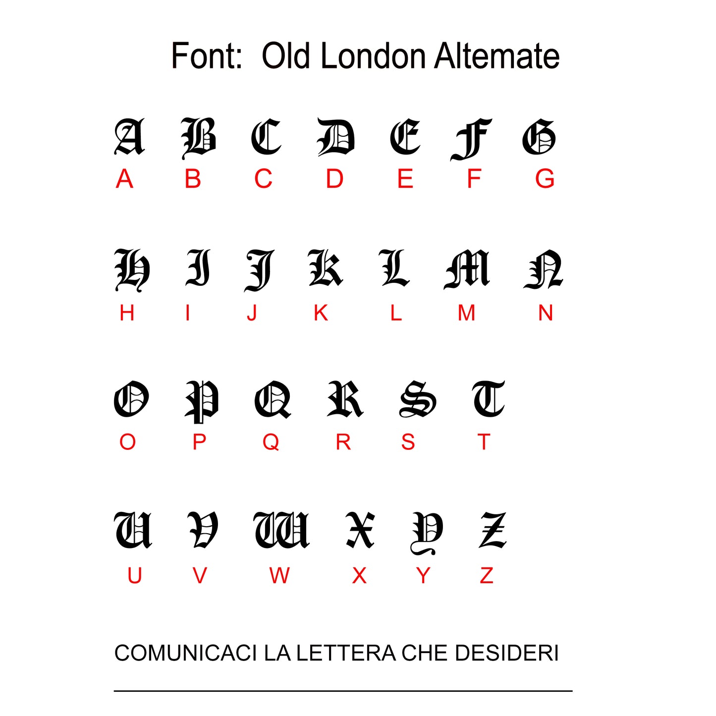 scegli la lettera iniziale del tuo nome  font di scrittura su ordinazione anello chevalier in argento 925 